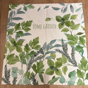🍀🍃Leafy Home Garden Fabric Door Curtain